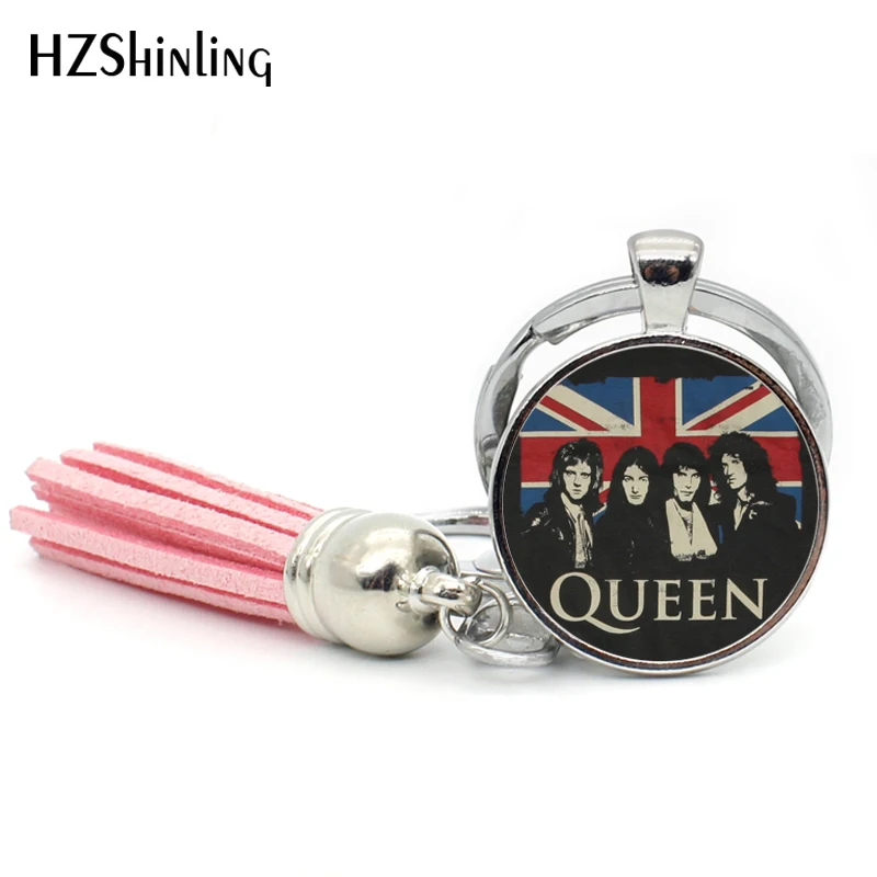 2017 New Fashion Rock Band Queen Bohemian Rhapsody Tassel Key Chain
