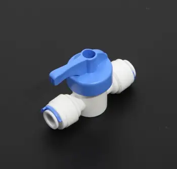 

Water Filter Parts Quick joint fittings Ball valve 6.5mm 1/4" for reverse flush