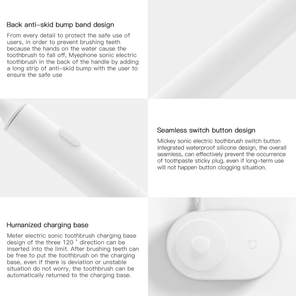 Хит, электрическая зубная щетка Xiaomi, умная, ультразвуковая щетка, ультра звуковое отбеливание зубов, вибратор, беспроводная гигиена полости рта, Mijia