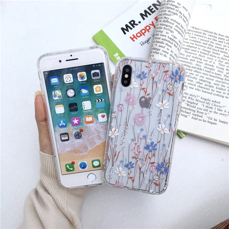 Instagram style small floral iphone xs max case (11)