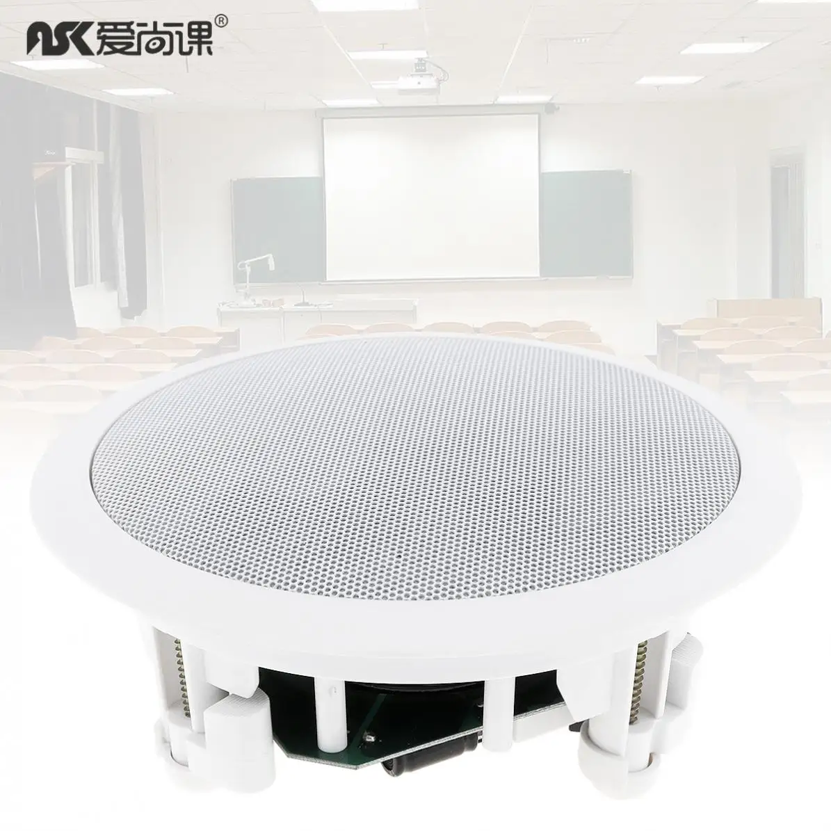 Teto para Casa Coaxial Fixo-resistência Teto Alto-falante Música Fundo Som – Café Supermercado Csl-718 25 w