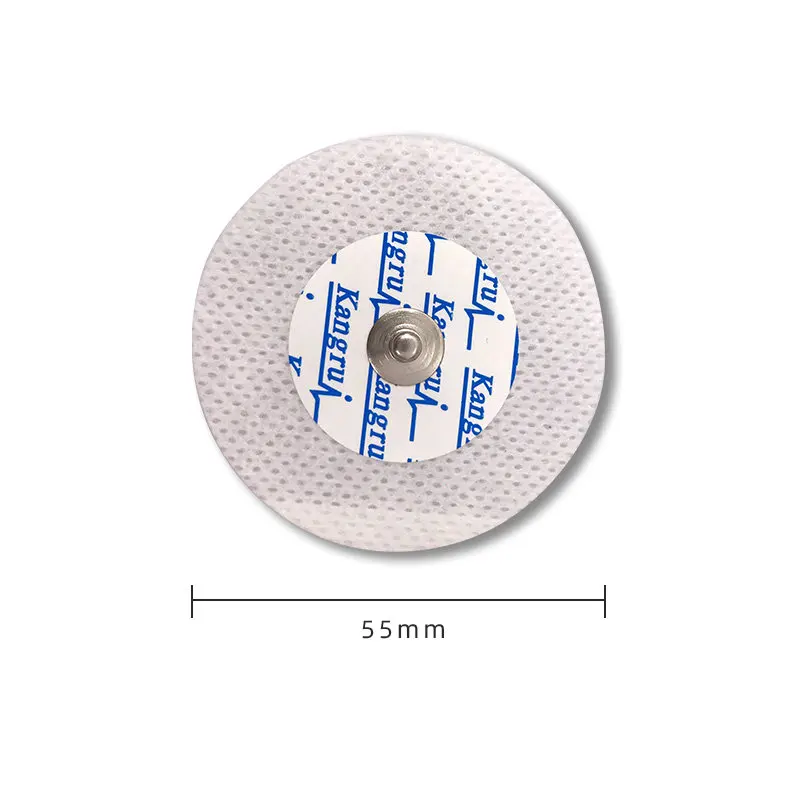

100Pcs ECG Electrode Patch for Electrocardiograph Fittings Non-woven Adult Electrode Patch