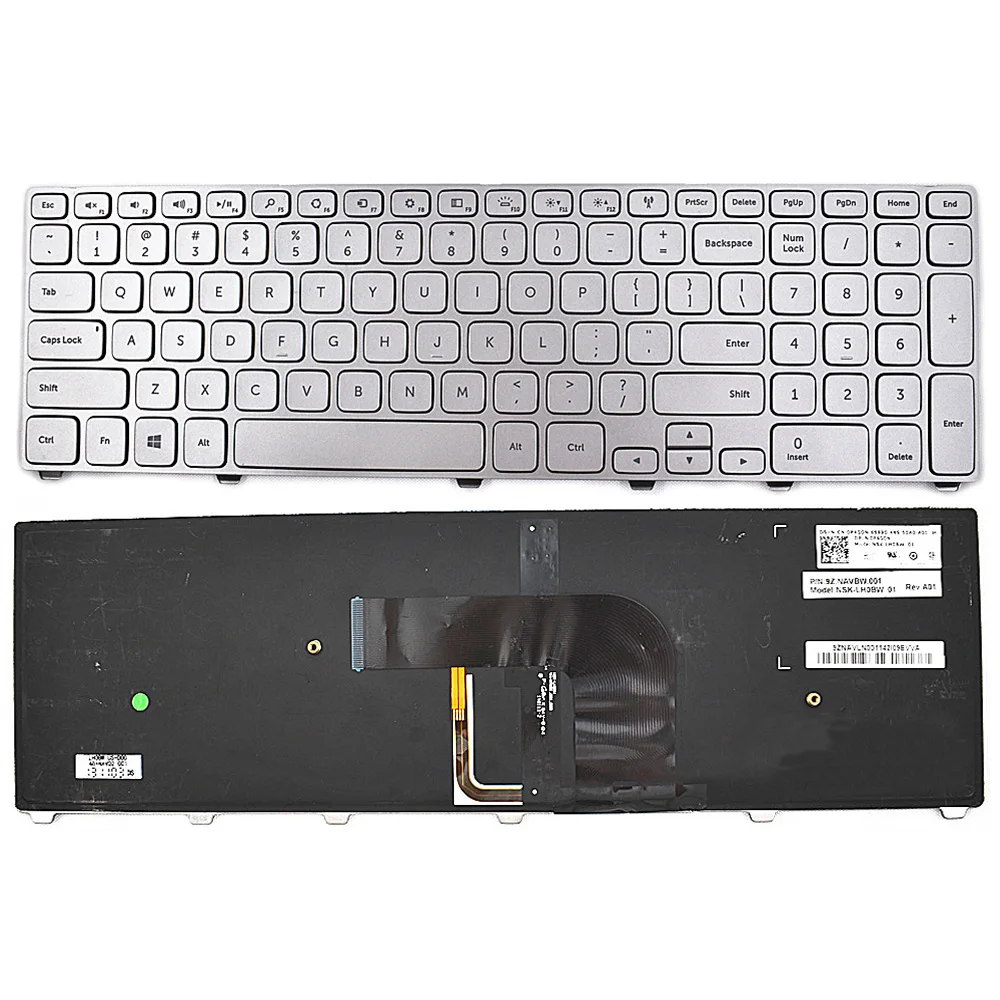 

Keyboard 17 7000 Series - 7737 P24E Keyboard Backit 0P4G0N