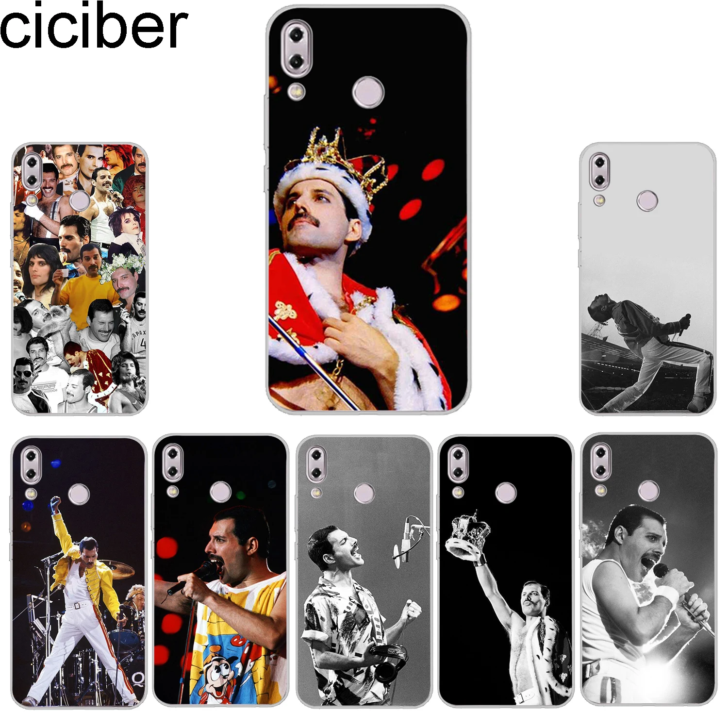 

ciciber Phone Cases For ASUS Zenfone 5 5Z 5Q Lite Max Plus (M1) Case Back Cover ZE620KL ZS620KL ZC600KL ZB570TL Freddie Mercury