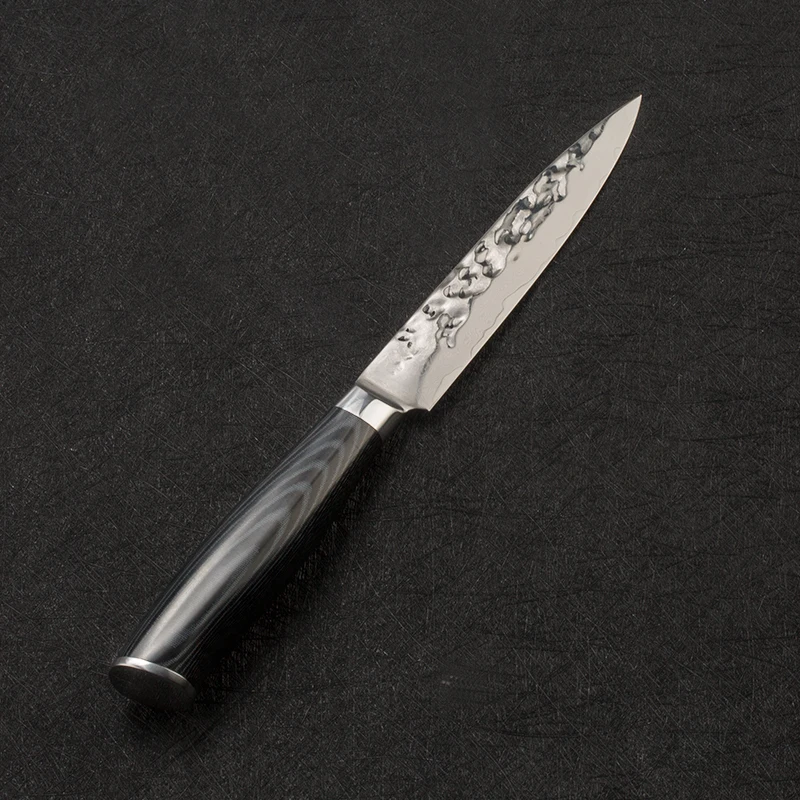 Дамасские Ножи " нож для фруктов дамасский японский нож для очистки овощей ручной работы кованые VG10 кухонный нож из нержавеющей стали для приготовления пищи