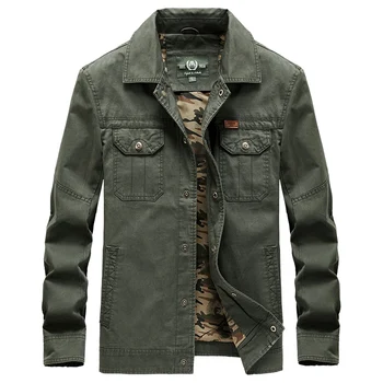 

Plus Size 4XL Brand Military Jacket Men Turn-down Collar denim Men's Bomber Jacket Windbreaker Army Men's Jacekts 2019 Coats