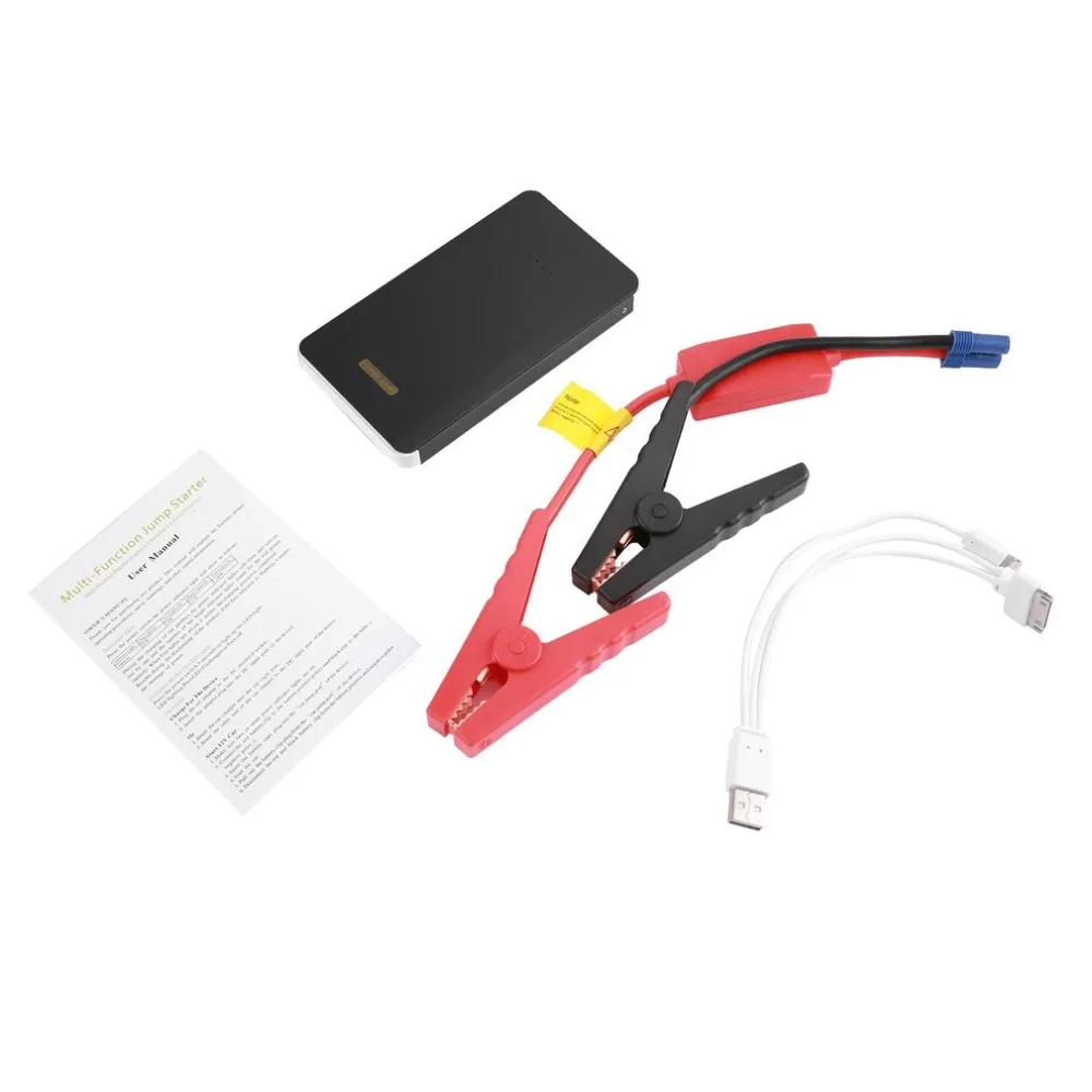 30000mah Portable Car Jump Starter Pack Booster LED Charger Battery Power Bank Portable Emergency Power Supply Metal Casing