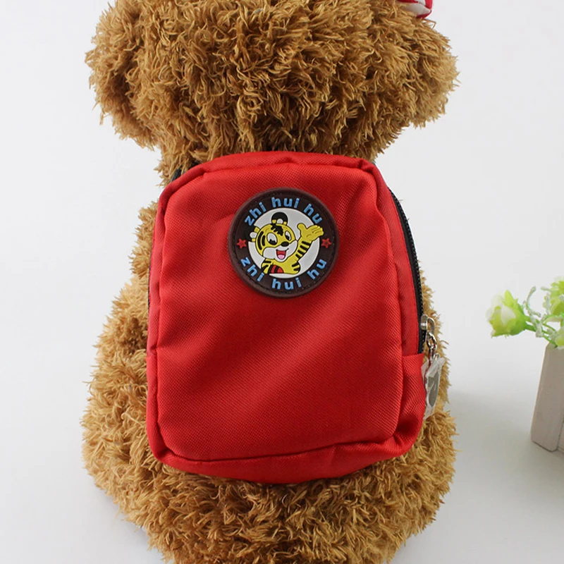Pet Dog Backpack for Small Dog Nylon Backpack For Pet Cat Multifunction School Bag Dog Backpack With Harness Leash (13)