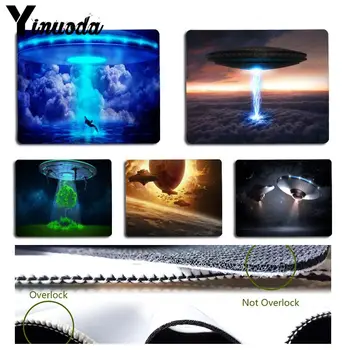 

Yinuoda UFO Space Star Keyboard Gaming MousePads Size for 18x22cm 25x29cm Small Mousepad