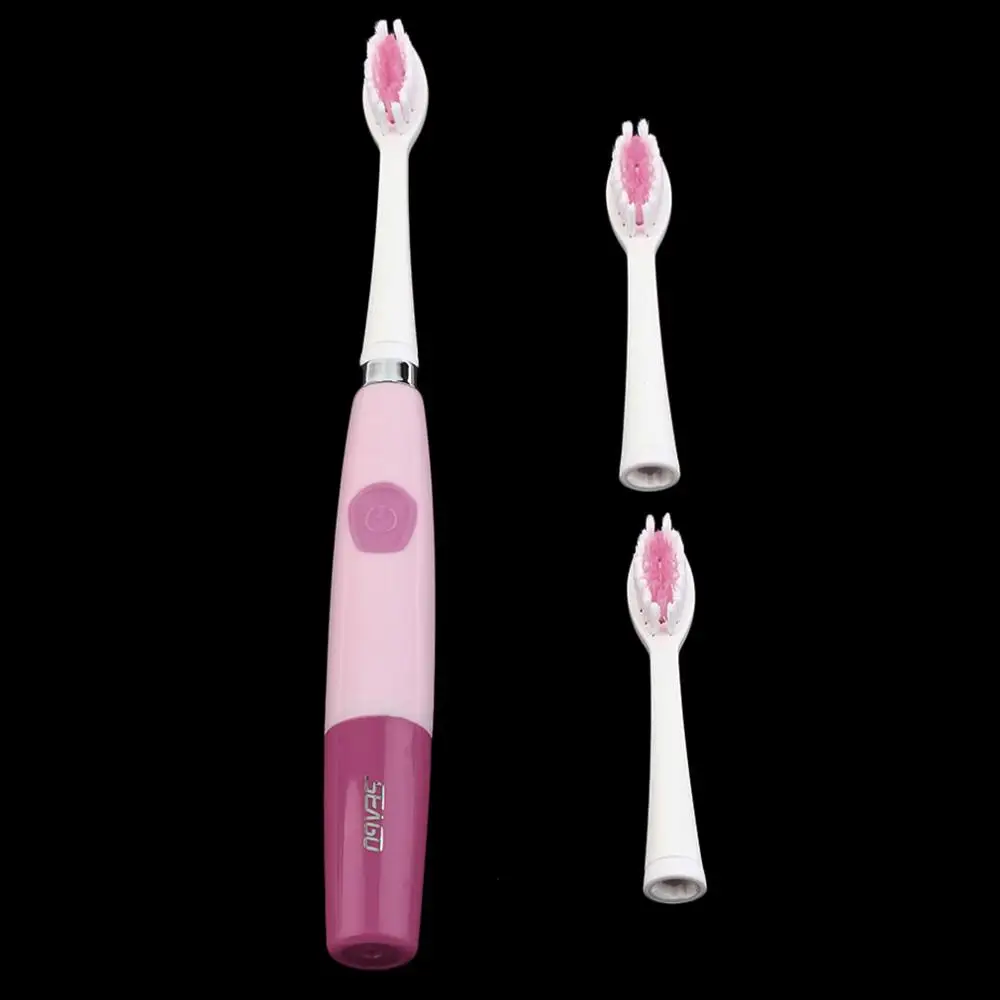 Seago электрическая гигиеническая зубная щетка Ultra sonic 23000 микро-щетки в минуту с 2 щеточными головками для взрослых уход за зубами - Цвет: Pink