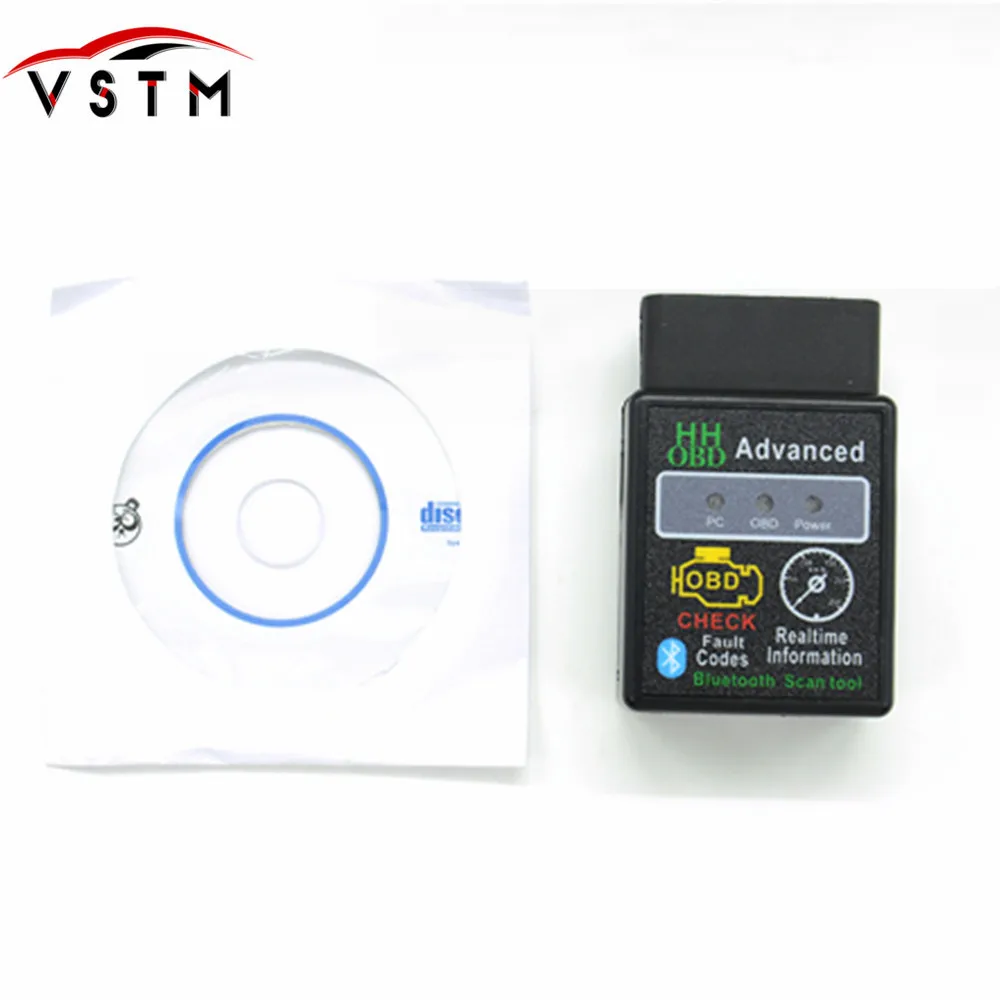 Диагностический сканер V2.1 HHOBD OBD2 HH OBD ELM327 работает Android Torque Bluetooth интерфейс ELM 327