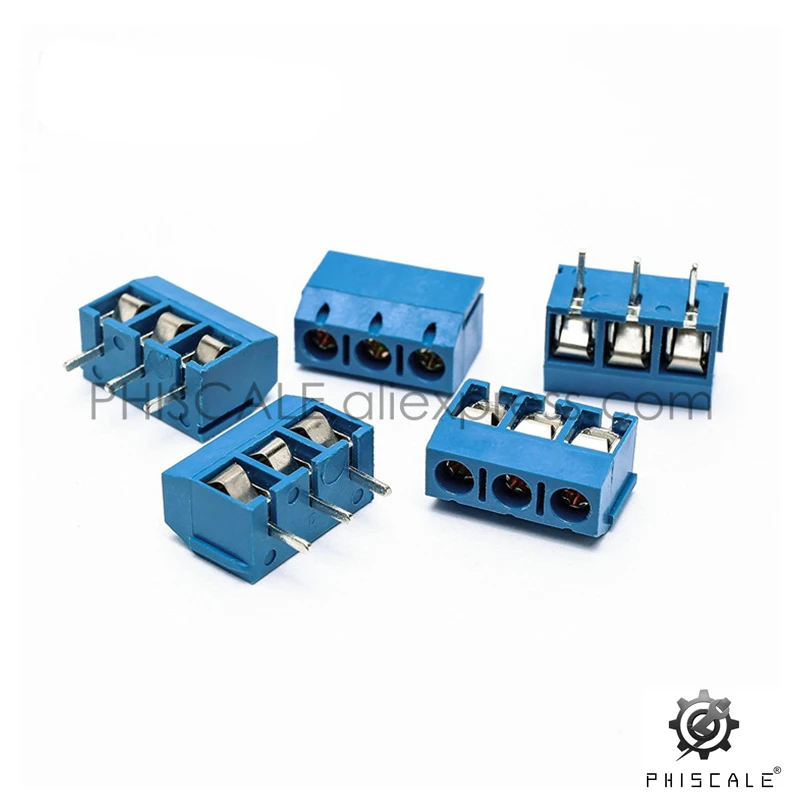 PHISCALE KF301 5 08 мм Шаг 2 10Pin PCB винтовой клеммный блок коннектор может быть сращён 2Pin 3Pin