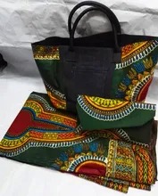 Dunkelgrün dashiki dutch wachs stoff mit angelina ankara wachs leinwand stoff handtasche & kupplung set für party (Oct-6-2016)