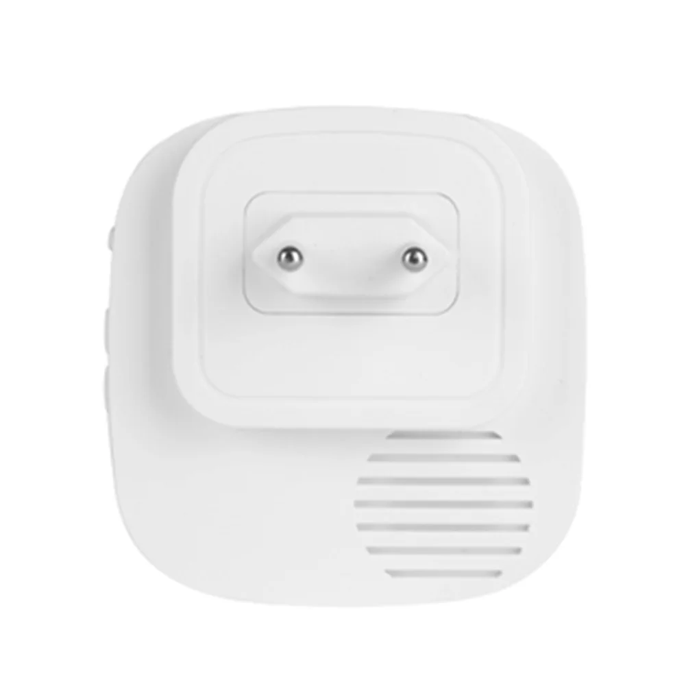 

Doorbell With 1 Plug-in Receiver Home Security Wireless 38-Ringtones Multifunction Easy Install Mouth Tray 2 PIR Motion Detector