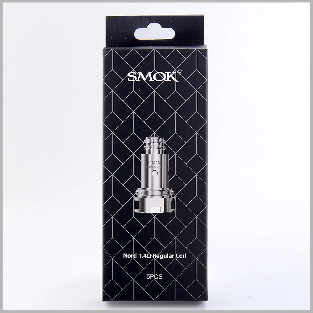 Оригинальная 5 шт. сменная катушка SMOK Nord с обычной катушкой 1.4ohm и сетчатой 0.6ohm для