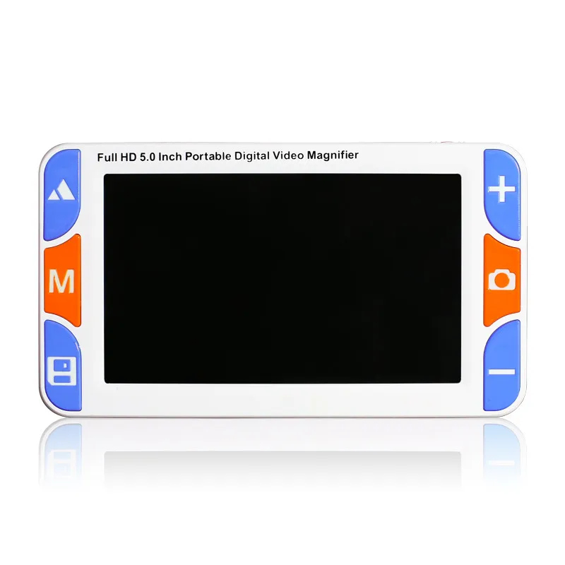 US $179.40 2018 Latest Electronic Video Magnifier Low Vision Reading Aid Magnifier Dual Lens 50 Hd Lcd Screen Tv Output Voice 26 Modes