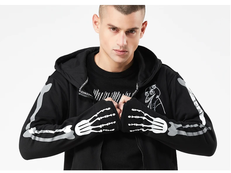 Sweatshirt zipper