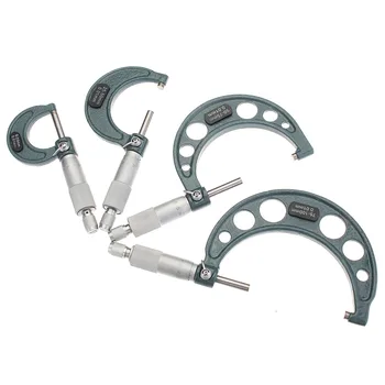 

0-4" 0-100mm/0.01mm Premium Outside Micrometer Set Machinist Tool Precision Carbide Tips DAG-ship