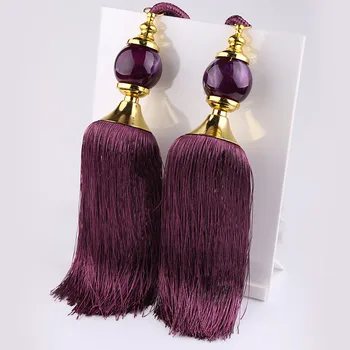 

A Pair Of New Jade Imitation Crystal Curtain Hanging Ball/bind Home Decoration