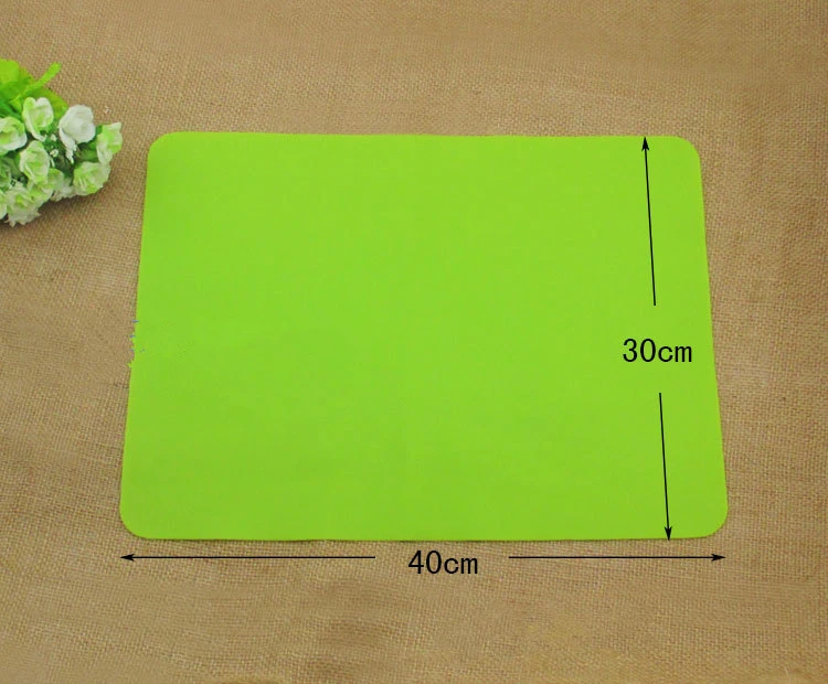 40x30cm Silicone Mats Baking Liner Best Silicone Oven Mat Heat Insulation Pad Bakeware Kid Table Mat Hot Sale