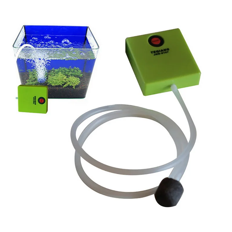 Hoomall 1PC Aquarium Air Pump Single Outlet Dry Battery Operated Fish