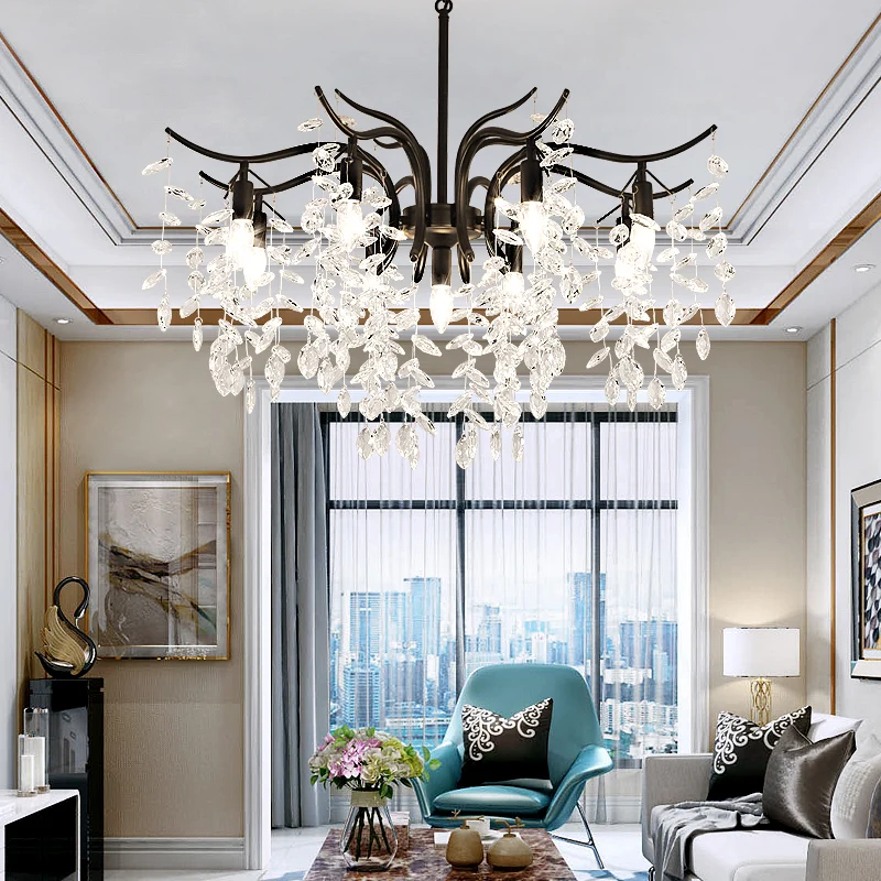  Led Crystal chandelier home lighting luminaire lustres de cristal Modern kitchen Dining room Living - 32995442918