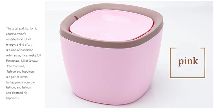 Mini Desktop Trash Can Waste Garbage Paper Basket Small Table Rubbish Bin