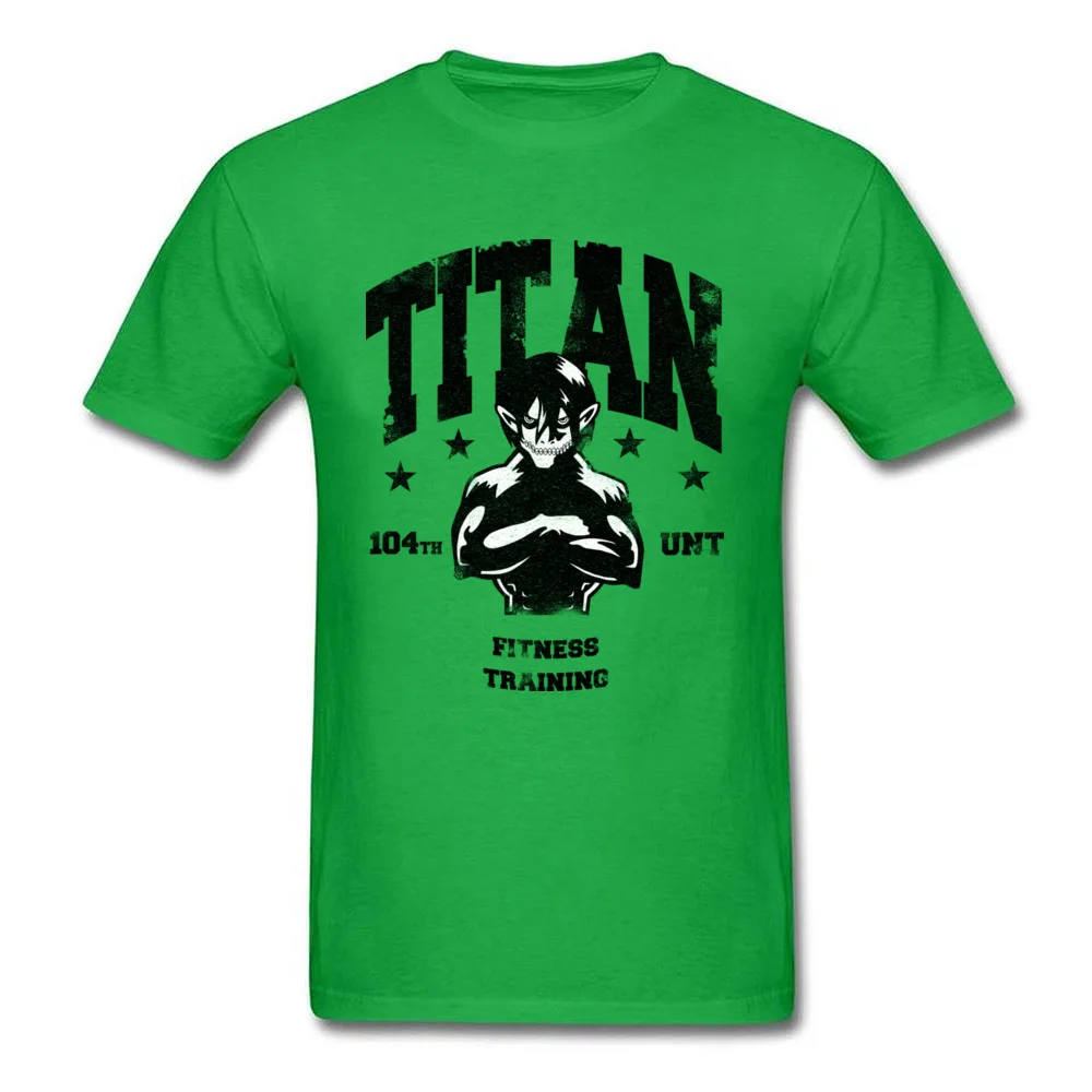 Titan Fitness Cotton Tops T Shirt for Men Normal T Shirt Crazy Funny O-Neck Sweatshirts Short Sleeve Free Shipping Titan Fitness green