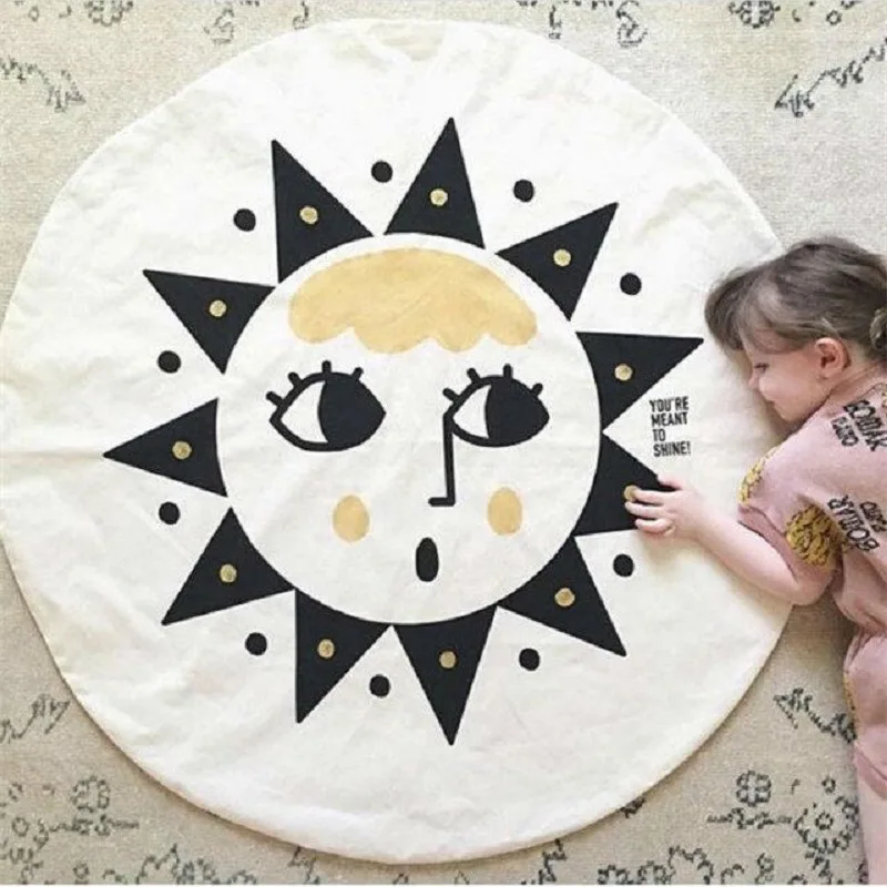sun baby playmat Baby Blanket Carpet Rug Nordic Style Kids Bed Room