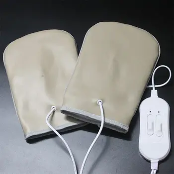

1Pair Hot Electric Heated Gloves For Manicure Pedicure Hand Massager Far Infrared Warmer Hand Glove Vibration Massage Device