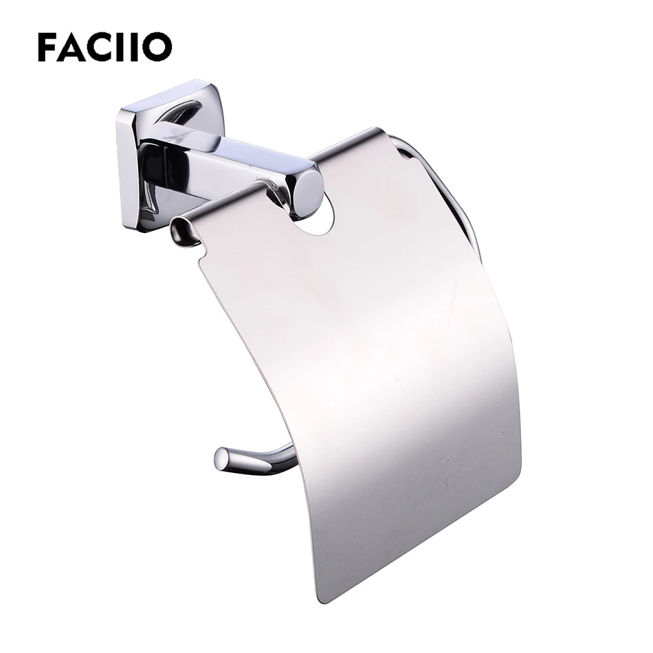 

FACIIO 2018 New Design Copper Toilet paper Holder Wall Mount Toilet Tissue Paper Holder Bathroom Roll Paper Holder 5151