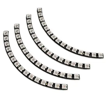 

Ring Wall Clock 60 X Ultra Bright WS2812 5050 RGB LED Lamp Panel with Integrated Drivers