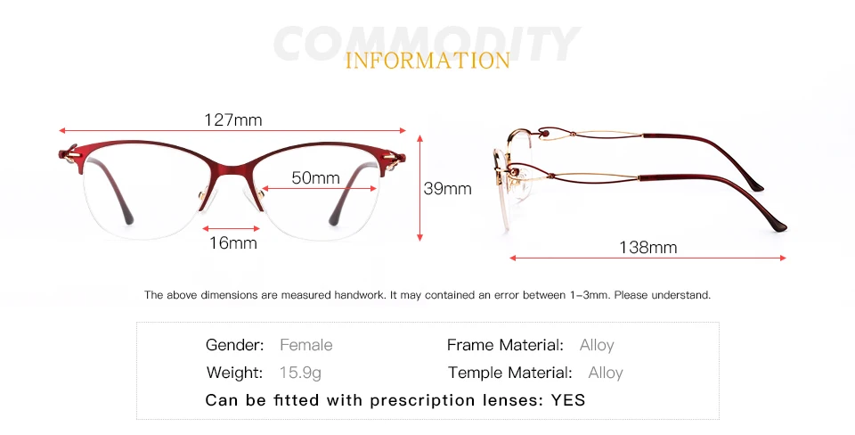 Металлические женские очки, модные, маленькие, элегантные, роскошные, оптические, Овальные, женские очки, оправа# IP273