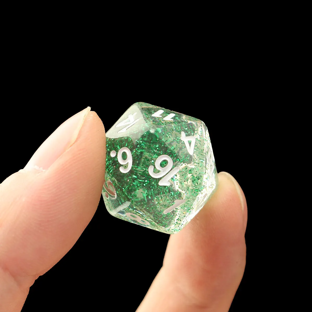 7 шт./компл. блестящие игровые кубики TRPG с блестками для кубиков разных сторон
