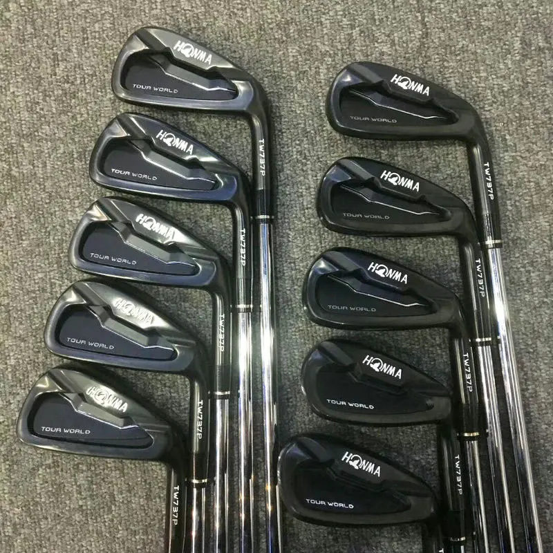 Новые клюшки для гольфа HONMA TW737P черные цветные утюги 3 11.SW клубов графитовый Вал