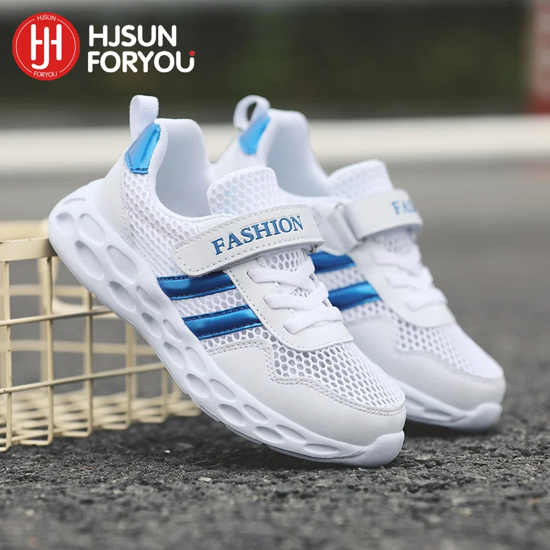 2019 حار جديد الأطفال أحذية العلامة التجارية شبكة رياضة الأزياء تنفس الاطفال أحذية رياضية الفتيان الفتيات حذاء ركض كاجوال أحذية