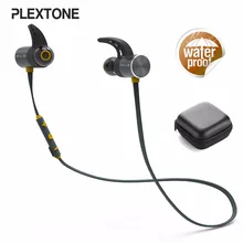 Plextone BX343 Wireless Headphone Bluetooth IPX5 Waterproof Earbuds Magnetic Headset Earphones With Microphone For Phone Sport