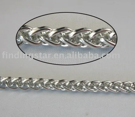 

FREE SHIPPING 4 Meters rope metal chain 4.5x5.5mm M18669
