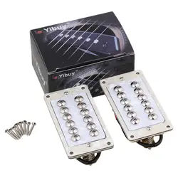 Yibuy 2 шт. двойная катушка Humbucker для Электрогитары высокое Выход черепаховый