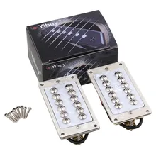 Yibuy 2pcs Double Coil Humbucker for Electric Guitar High Output Tortoiseshell