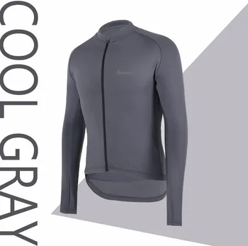 

2018 SPEXCEL Cool gray Pro team race fit Winter Spring thermal fleece Cycling Jersey Bicycle clothes for 10-20 degree ride