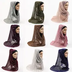 Мусульманский Хиджаб головной платок шарф ислам ic головной платок турецкий ислам тюрбан modis Лето A0412