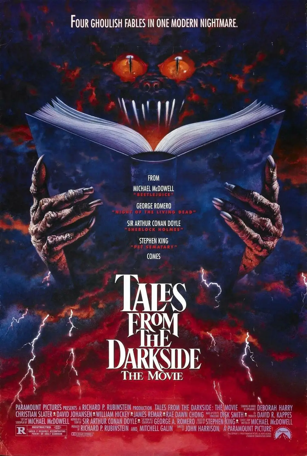 

N0321 TALES FROM THE DARKSIDE The Movie Horror creepshow Wall Sticker Silk Fabric Poster Art Indoor Decor Bright