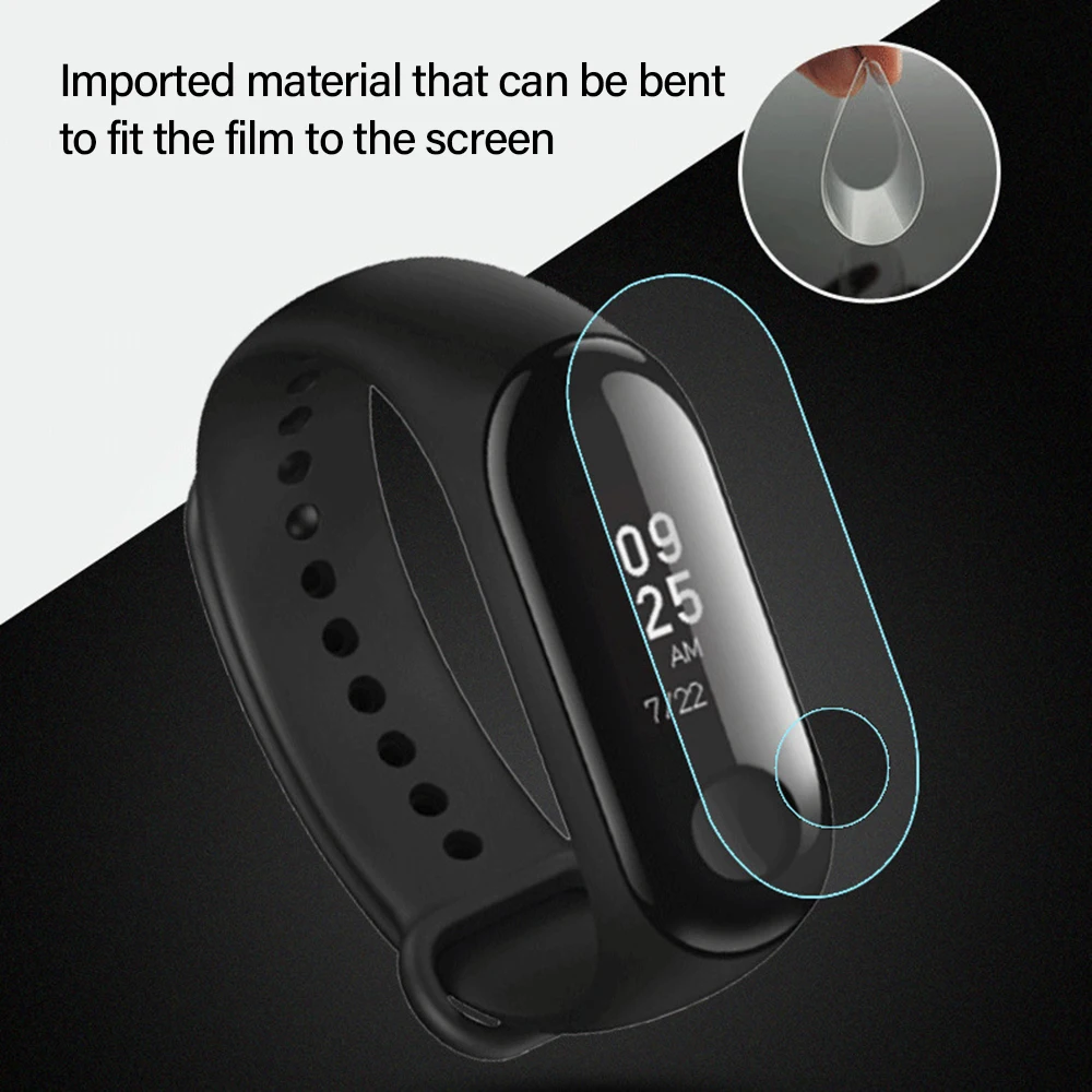 Защитная пленка для Xiaomi mi 3 Band защита экрана из ТПУ стеклянные пленки ремешка
