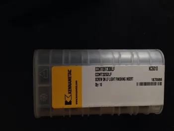 

10PCS KENNAMETAL CARBIDE INSERT CCMT09T308LF KC5010