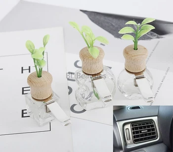 

100pcs/lot Car Outlet Perfume Empty Bottle Deodorant Air Conditioning Perfume Folder Car Hanging Bottles