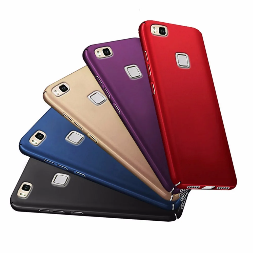 

Pure Color Frosted Case For Huawei Ascend P9 G9 Lite 5.2" Full Protective Hard Plastic Cases Cover For Huawei P9 Lite G9 Lite