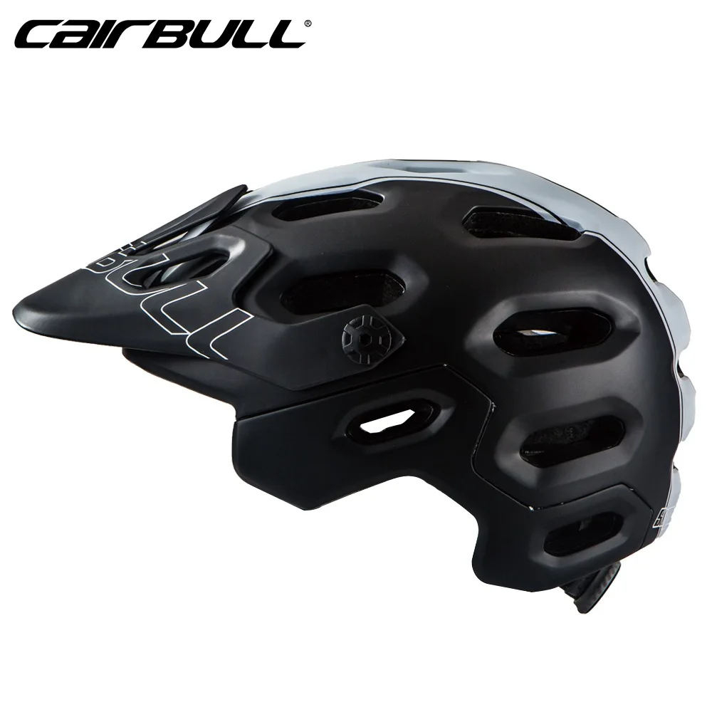 Cairbull внедорожный велосипедный шлем Casco Ciclismo PC+ EPS велосипедный супер горный шлем безопасности MTB велосипедные шлемы шлем Velo BMX - Цвет: Black and White