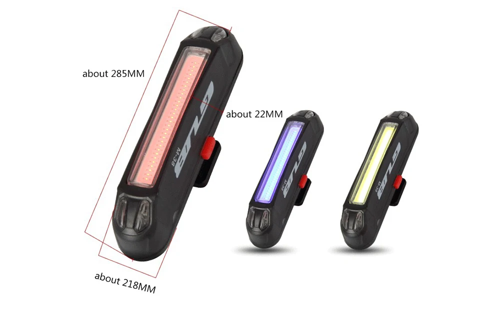 Велосипедный Спорт задний фонарь USB Перезаряжаемые мощный Водонепроницаемый свет Дорога горы MTB велосипед свет лампы GUB Бесплатная