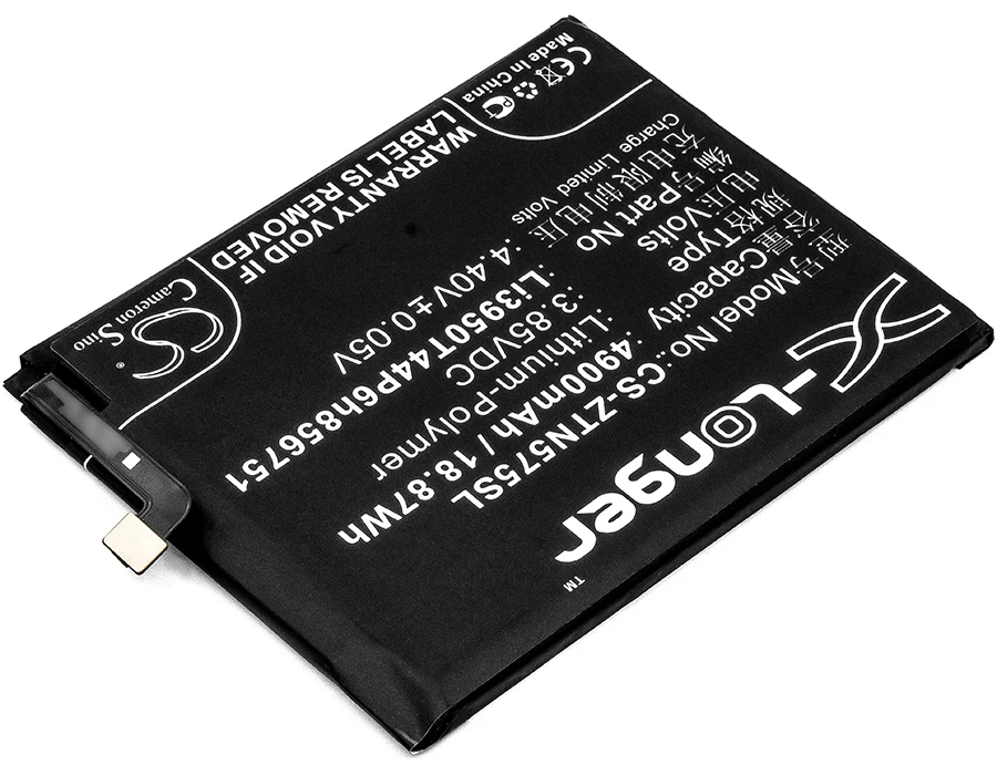 Cameron Sino 4900 мАч аккумулятор Li3950T44P6h856751 для ZTE/Nubia N2 Nubia Dual SIM телефон с двумя картами